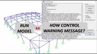 11-RUN MODEL \u0026 HOW CONTROL WARNING MESSAGE? ||\