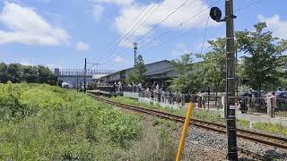 機関車トーマス通過〜大井川鉄道『門出』駅より　2022/7/17