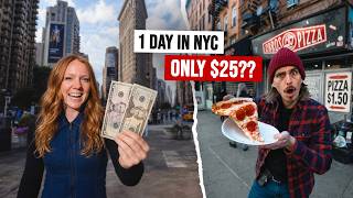 Can We Survive 1 Day in NYC with ONLY $25??