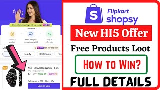 Shopsy new Hi5 offer today....How to play?? Full Details 🔥🔥😊