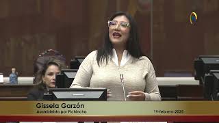 Asambleísta Gissela Garzón - Sesión 1012 - #LeyMujeresEmprendedoras