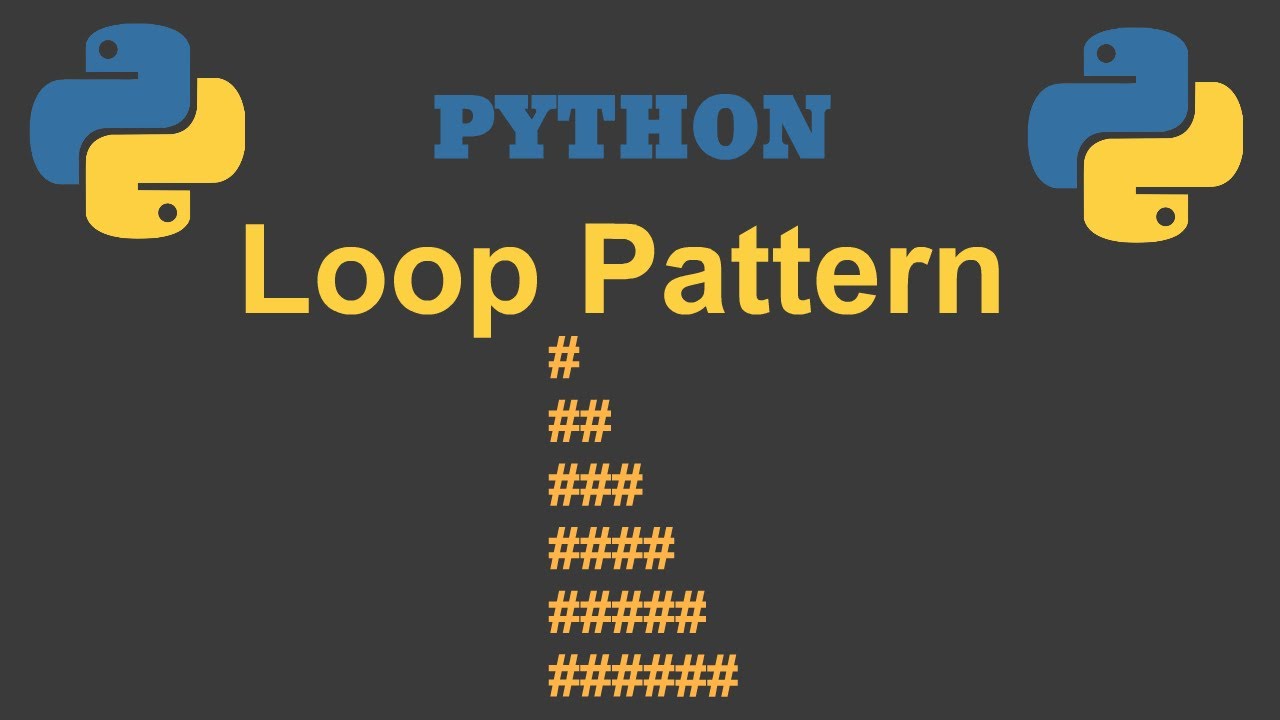 Pattern Printing In Python | Python Pattern Programs - YouTube