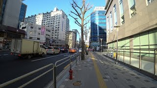 [ 4K ] Korea,  Walking around  Gil dong Station,  길동역 주변 산책