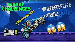 HCR2 5 EASY CHALLENGES | PART 1 | Hill Climb Racing 2 | NotTheBest HCR2