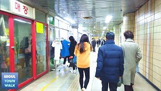 【4K】Seoul Subway Walk - Nokbeon Station [Eunpyeong-gu]┃21-0-0-5. 녹번역 걷기 [은평구]