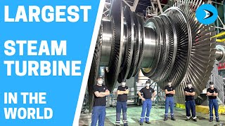 THE LARGEST STEAM TURBINE IN THE WORLD - 1900MW - 1100ton   \