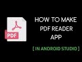 HOW TO MAKE PDF READER APP || [ IN ANDROID STUDIO ]