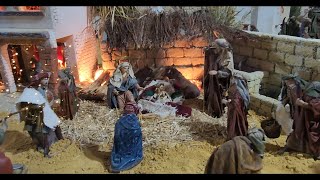 December 25th, 2024, Christmas Day in Benalmadena,  Malaga, Spain (Baby Jesus's Manger)