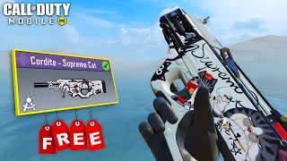 Free cordite supremo cat in cod mobile 💀 | best cordite gunsmith codm | #codm