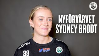 Välkommen till Frölunda, Sydney Brodt!