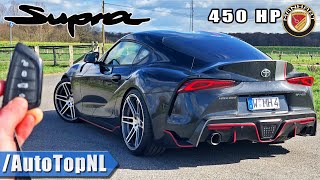 TOYOTA SUPRA MK5 482HP Manhart REVIEW on AUTOBAHN by AutoTopNL