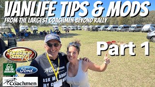 VAN LIFE TIPS & MODS from Coachmen Beyond Ocala Rally - Part 1