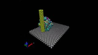 Molecular Dynamics, Pulling Ubiquitin with CNT (LAMMPS)