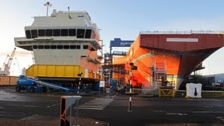 The UK's Largest Warship Takes Shape