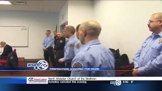 Fifteen firefighters honored for SB house fire rescue