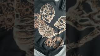 Making a Custom DIY Bleached Skull Hoodie