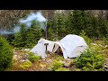 Hot Tent Winter Camping