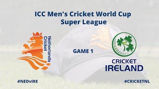 🔴LIVE: Netherlands vs Ireland - 1st ODI | #CWCSuperLeague | Royal Dutch Cricket | 02-06-2021