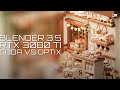 BLENDER 3.5 OFFICIAL RELESED 3080 TI CUDA VS OPTIX