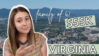 Family of 6 Living on $55,000 in Virginia | Real Budget Breakdown