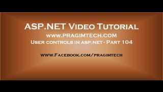 User controls in asp net Part 104