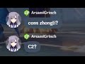 Lol, i love their reaction when they see my C6 Zhongli in random coop