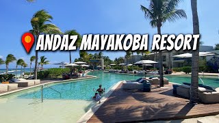 Tour of the Andaz Mayakoba: Lagoon Boat Ride, Breakfast, Lagoon Pool, and a Dip in the Ocean