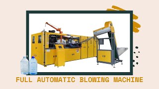 4 cavities jar bottle full automatic blowing machine