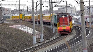 [RZD] ChME3-2706 width a freigh train, Arzamas