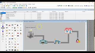 SIMULACIÓN DE UN SISTEMA LOGÍSTICO - PROMODEL