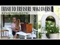 Trash to Treasure Makeovers ~ Before and After Home Decor ~ Small Furniture Makeovers