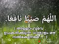 മഴ പെയ്യുമ്പോൾ ചൊല്ലേണ്ട ദുആ rain dua