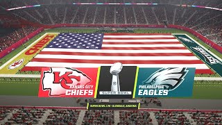 Madden NFL 23 - Kansas City Chiefs Vs Philadelphia Eagles Simulation SuperBowl 57 Predictions PS5