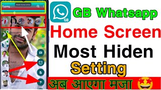 Gb Whatsapp home Screen most important setting || jk k Support