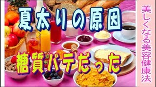 【夏太りの原因】は糖質バテだった！医師が教える夏太りする＜ＮＧ習慣３選＆予防食材＞！