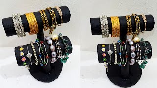 How to make Bracelet Bangle Holder | DIY Jewelry Organizers | Bracelet Holder | ROOM DECOR