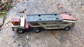 1970s Mighty Tonka Truck Car Carrier