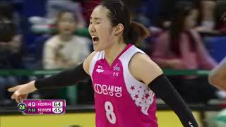 2018 WKBL 여자프로농구 - 마지막 4쿼터! 열심히 따라잡는 KDB생명. 20180307