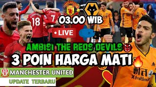 Live Mola TV‼️Man United vs Wolves🔥Menanti Kemistri Bruno dan Cavani♦️Old Trafford kembali Angker