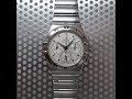 1998 Omega Constellation Chronograph men's watch with box.  Model reference 386.1201