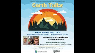 Earth Talks - Sharing the Bow Valley