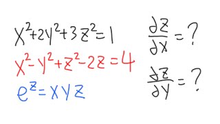 The calculus 3 version of implicit differentiation