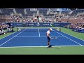 novak djokovic training court level view hd