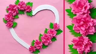 Diy Paper Heart Wall Hanging Simple And Beautiful Wall Hanging Diy Paper Flower Wall Hanging 22
