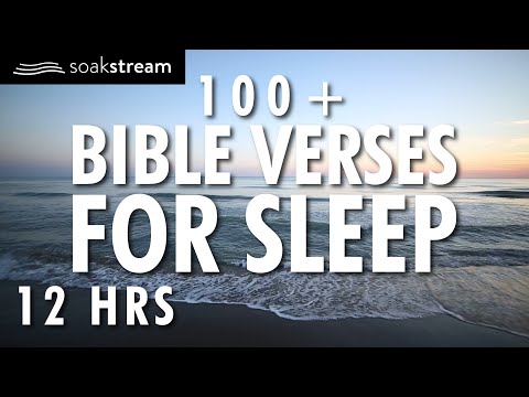 Versículos de la Biblia para Dormir 100 Escrituras Curativas con Música Remojante Audio Biblia 12 HRS