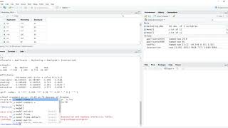 Interactions of Two Numerical Variables