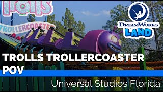 Trolls Trollercoaster POV | DreamWorks Land at Universal Studios Florida