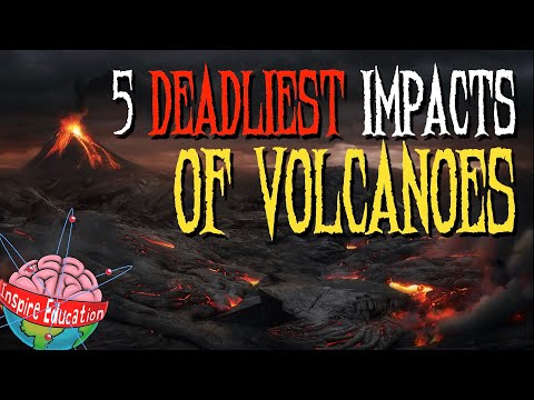 What are the hazards caused by volcanic ash?