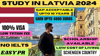 STUDY IN 🇱🇻 LATVIA 2024! HIGH VISA SUCCESS RATE! STUDYWITHOUT IELTS!#studyinlatvia #studyineurope