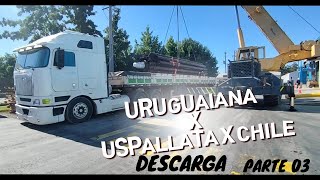 USPALLATA X CHILE DESCARGA #caminhão #international 9800I #doki #argentina #chile